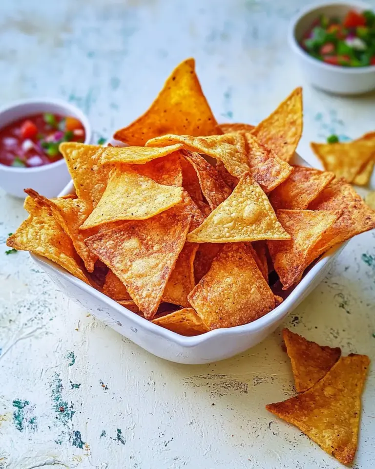 Homemade Baked Tortilla Chips recipe photo