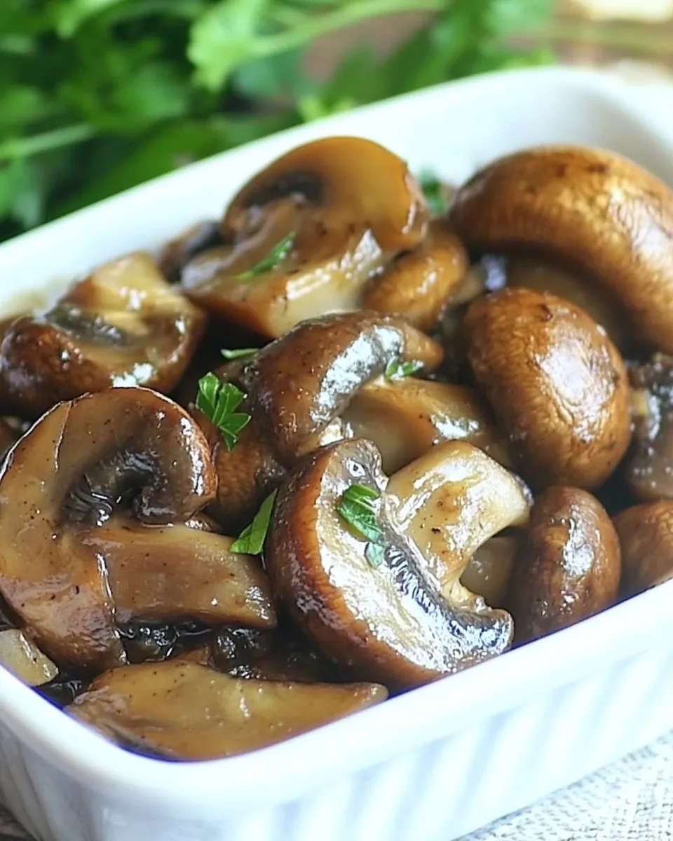 Classic Balsamic Sauted Mushrooms image