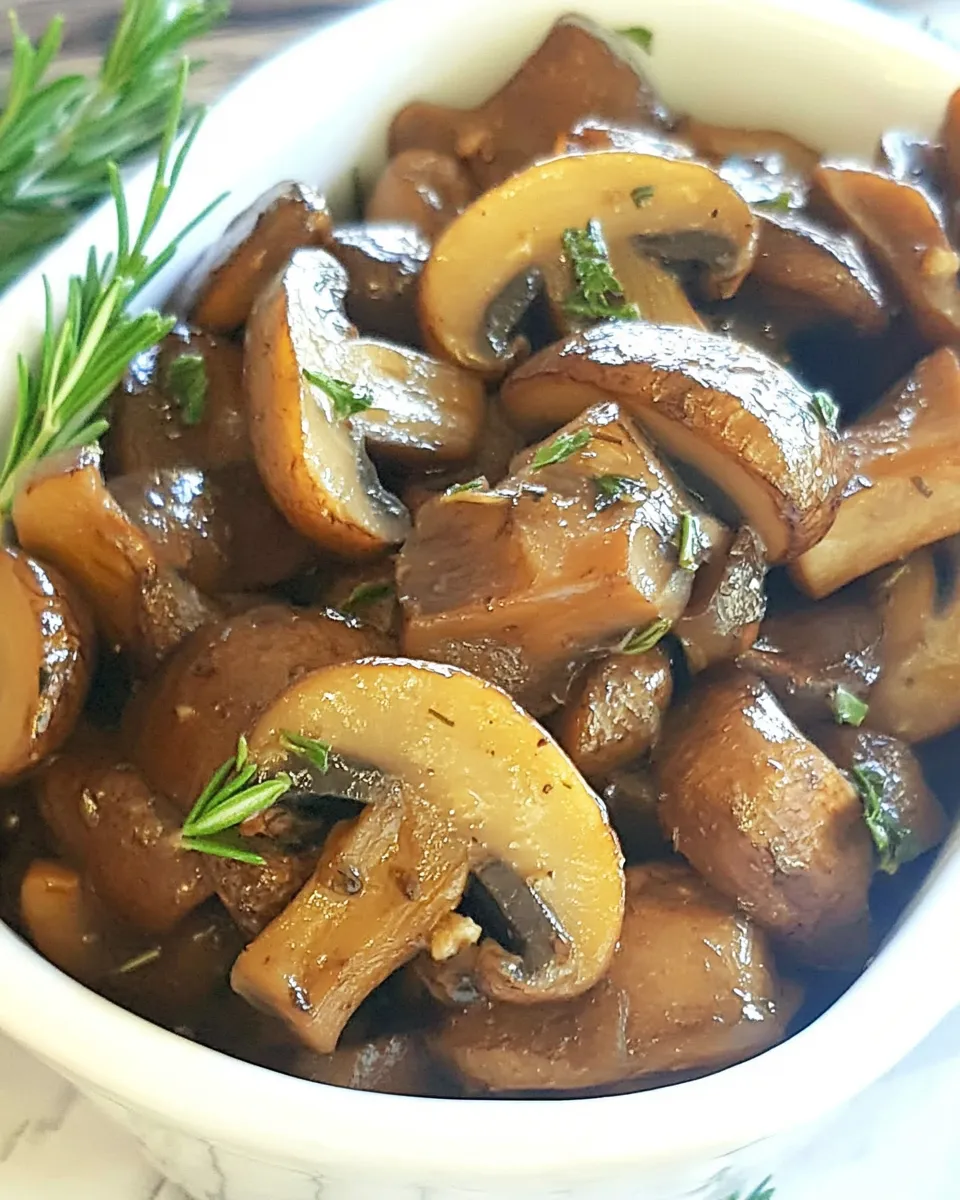 Easy Balsamic Sauted Mushrooms recipe photo