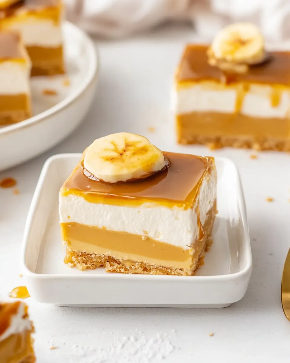Classic Banoffee Bars Recipe image