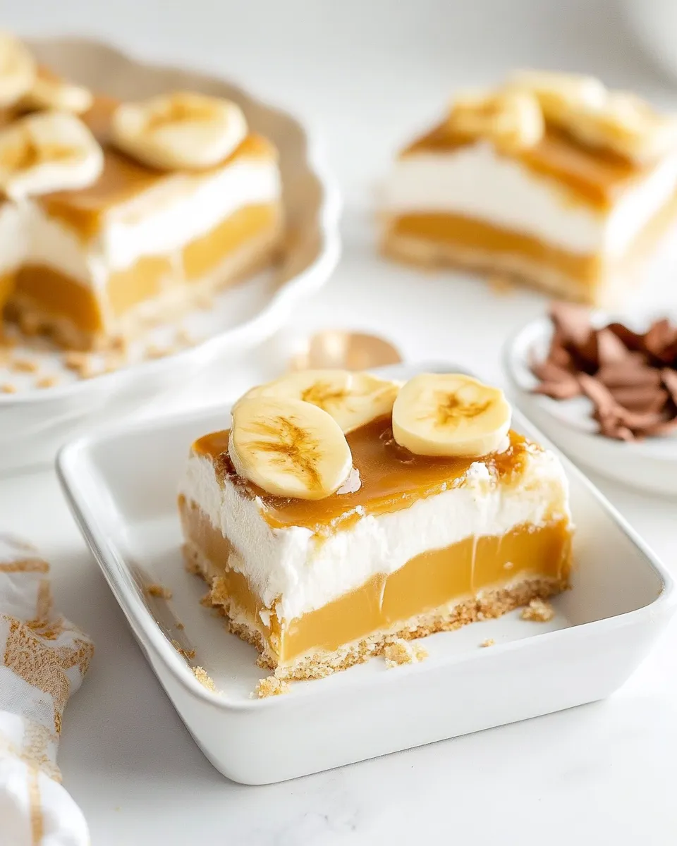 Easy Banoffee Bars Recipe recipe photo