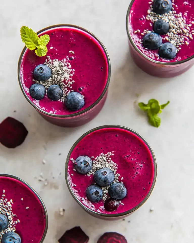 Homemade Beet Smoothie photo