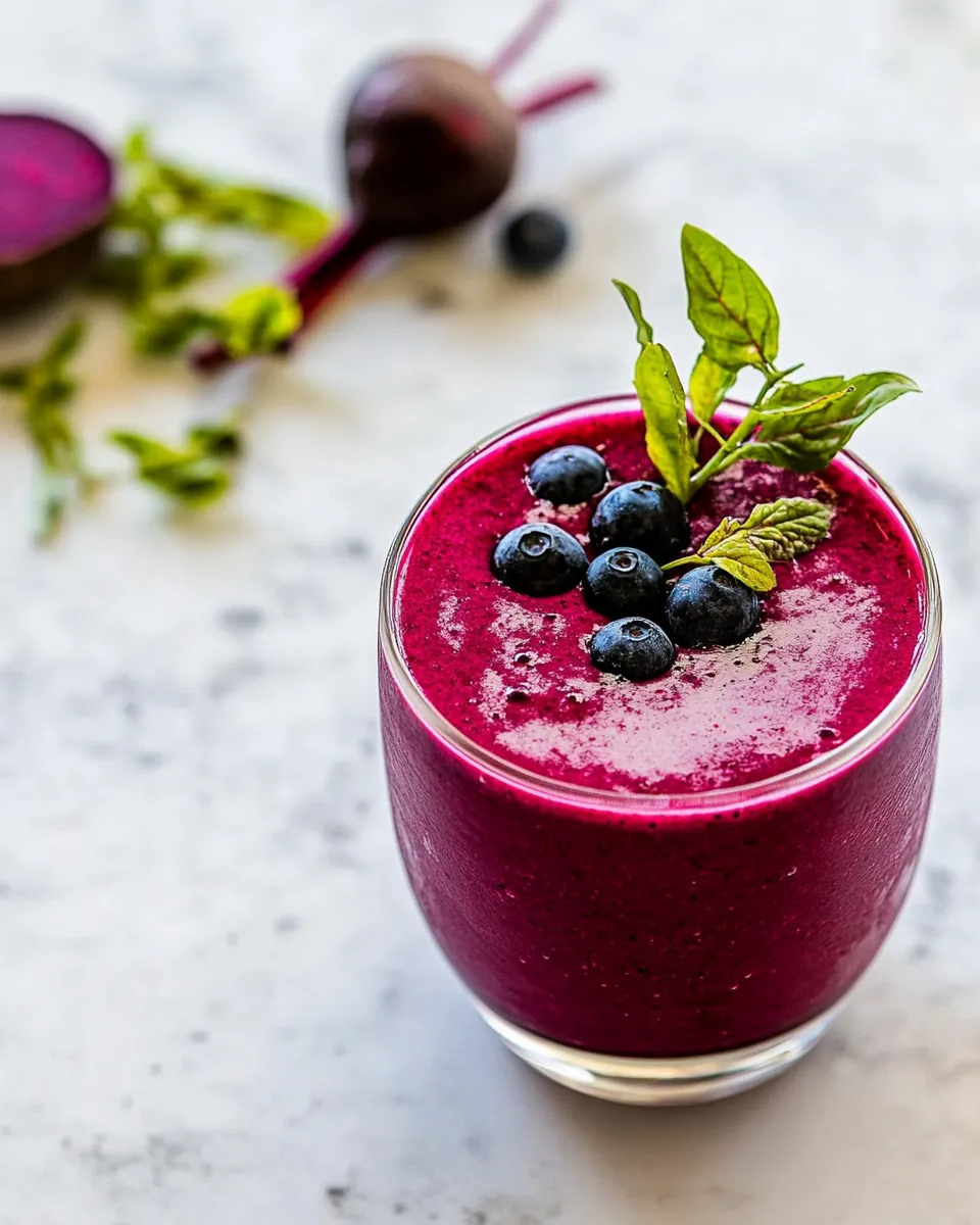 Easy Beet Smoothie recipe photo