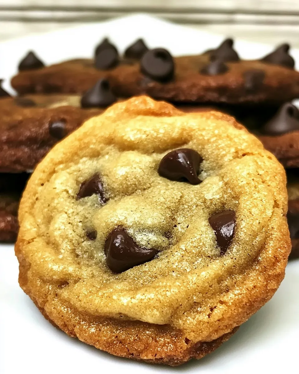 Easy Bisquick Chocolate Chip Cookies food shot
