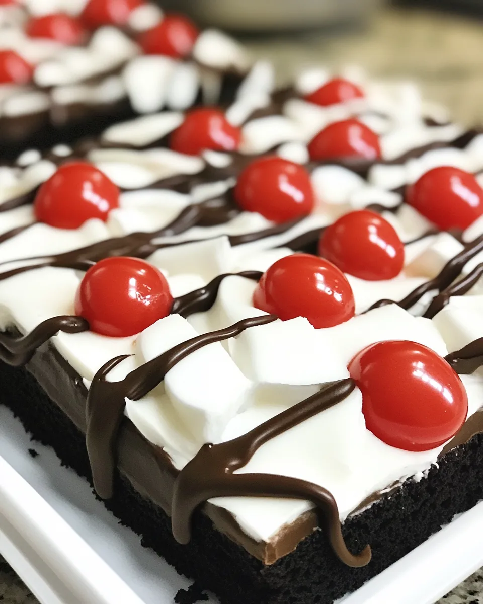 Classic Black Forest Texas Sheet Cake Recipe image