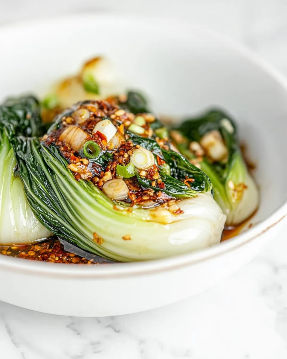 Homemade Bok Choy with Garlic Sauce Recipe photo