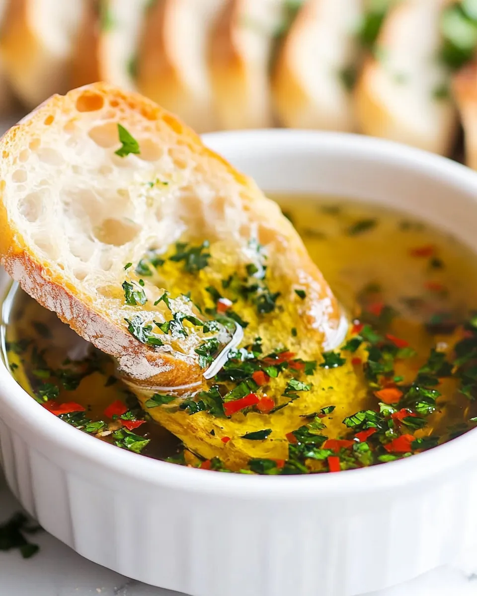 Delicious Bread Dipping Oil Recipe recipe photo