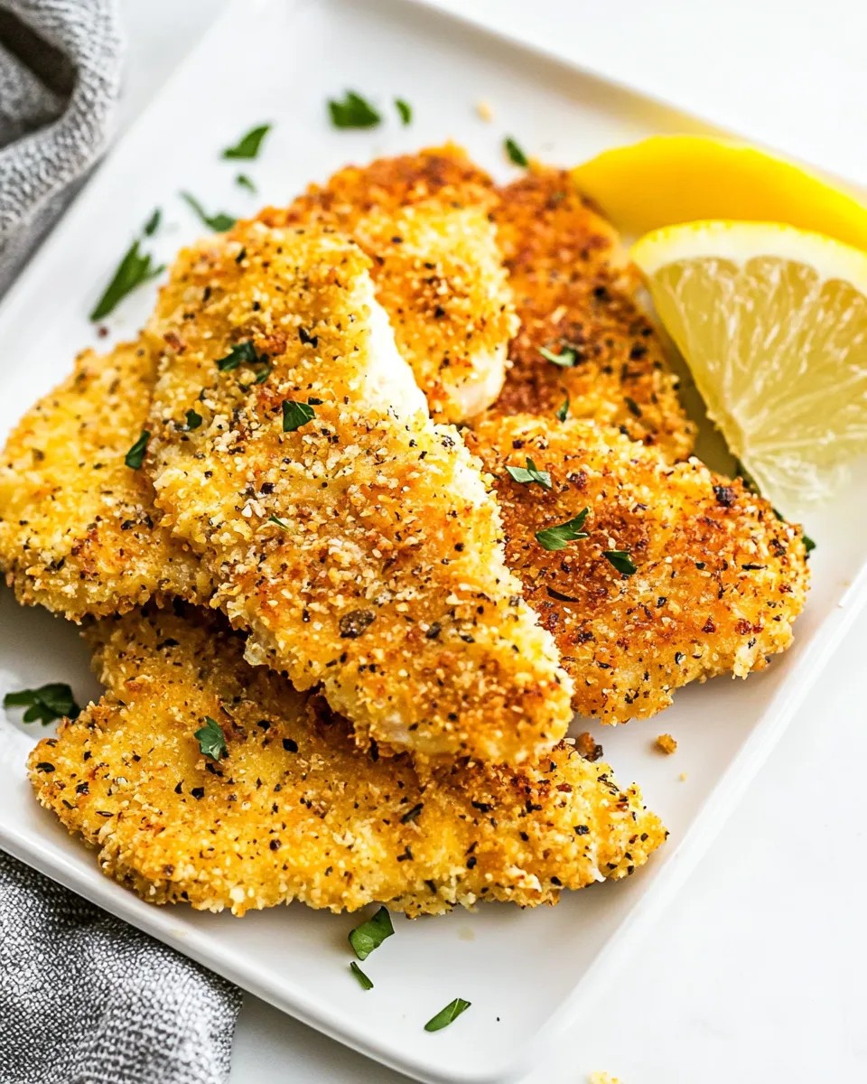 Classic Breaded Chicken Cutlets dish photo
