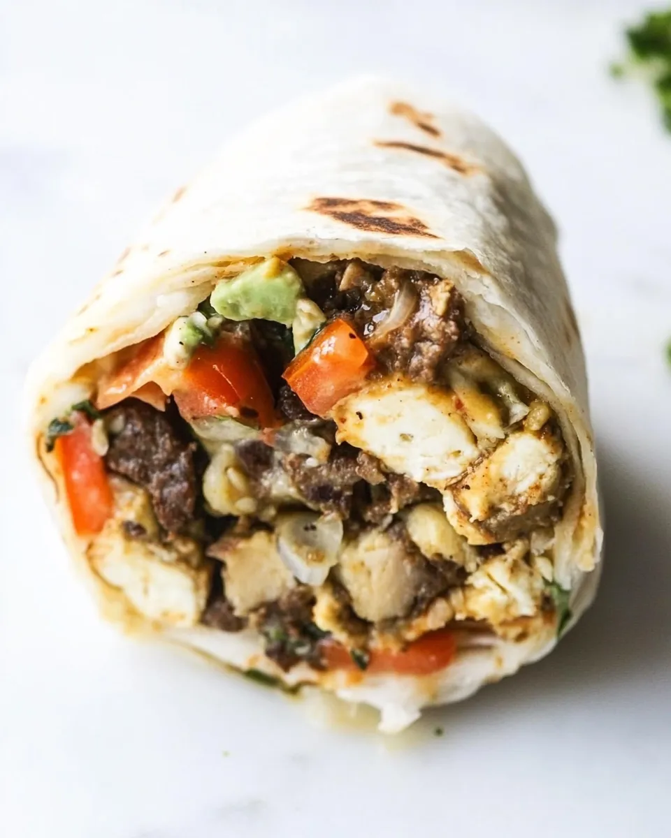 Easy Breakfast Burrito Recipe shot