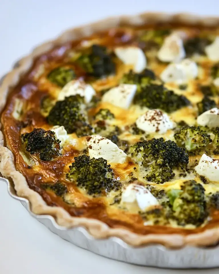 Homemade Broccoli Quiche recipe photo
