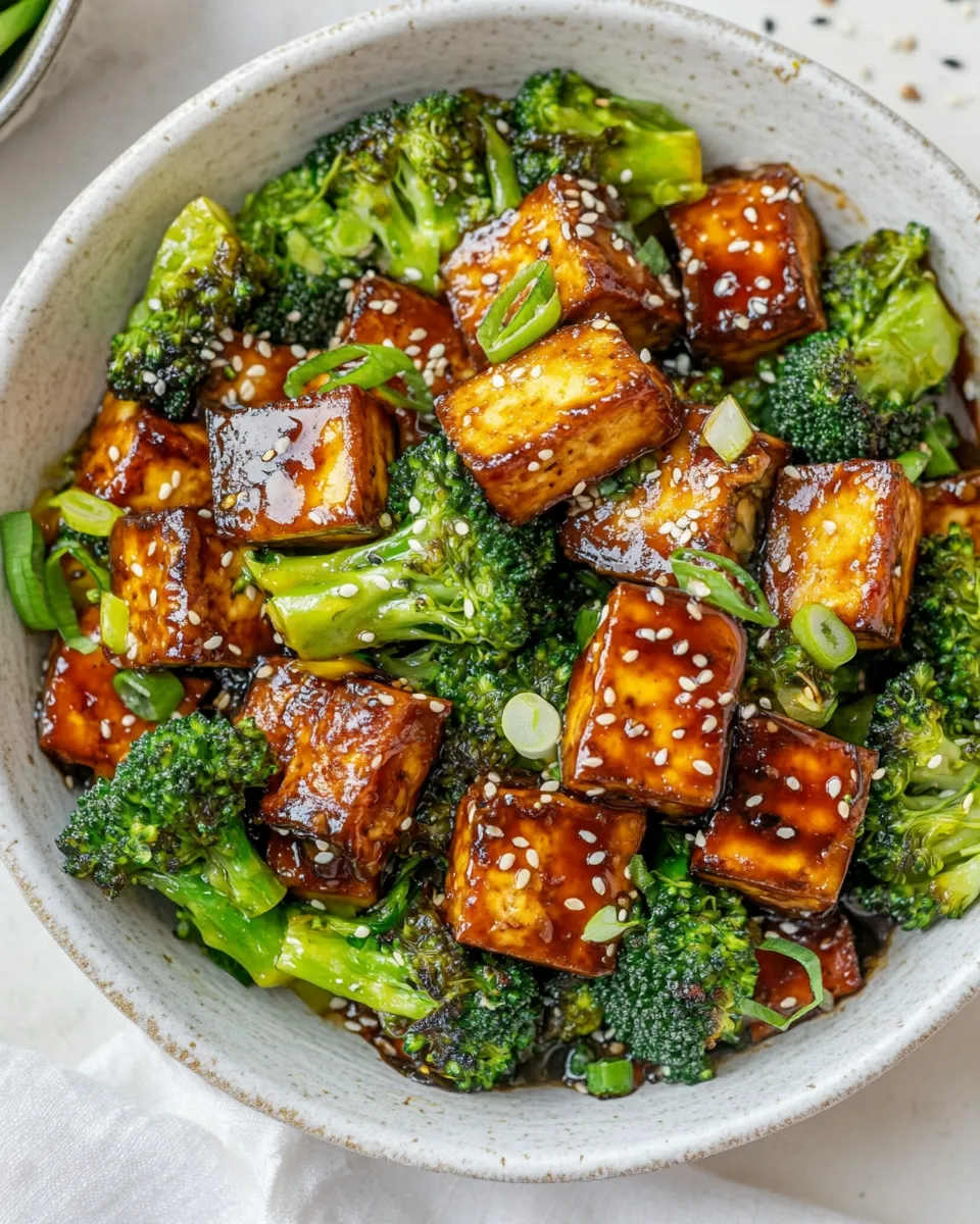 Homemade Broccoli Tofu Stir Fry photo
