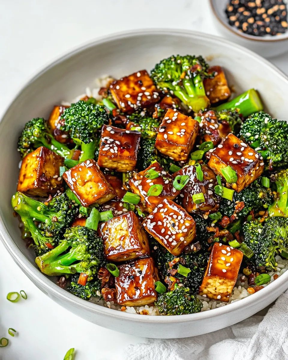 Easy Broccoli Tofu Stir Fry recipe photo