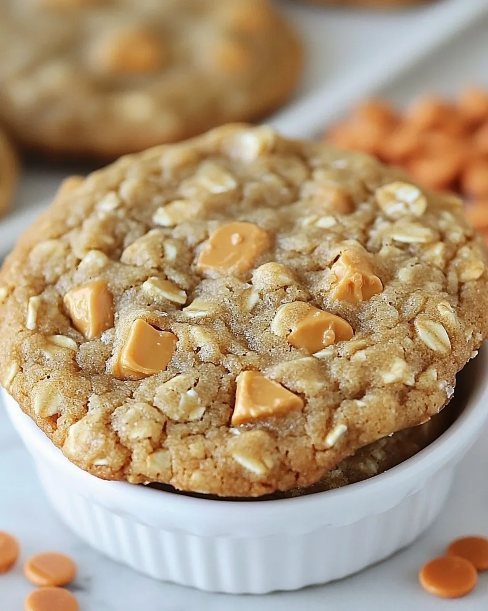 Homemade Brown Butter Butterscotch Oatmeal Cookies photo