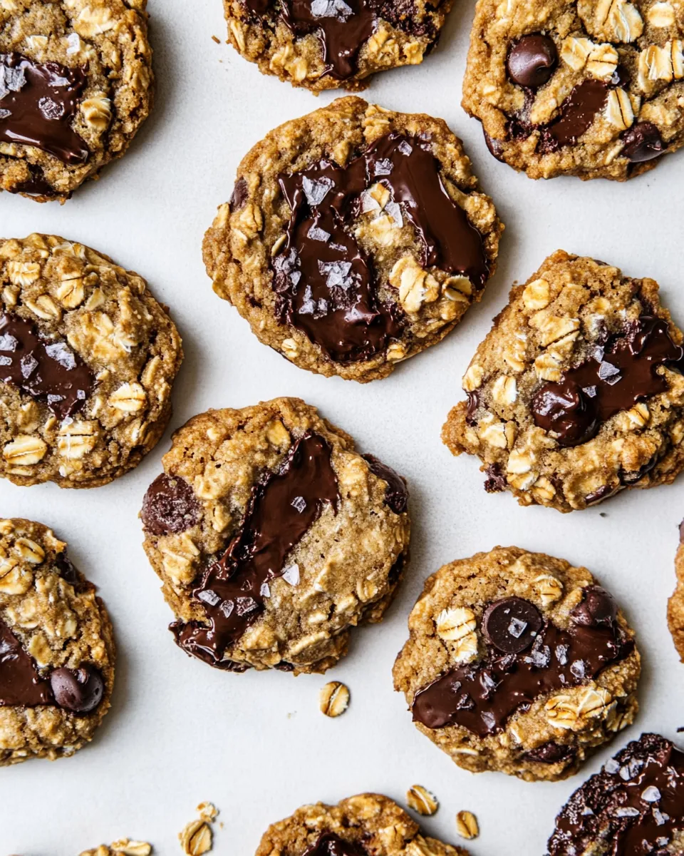 Delicious Brown Butter Oatmeal Chocolate Chip Cookies. picture