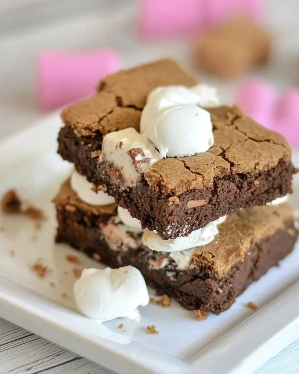 Classic Brownie Cookie Smores dish photo