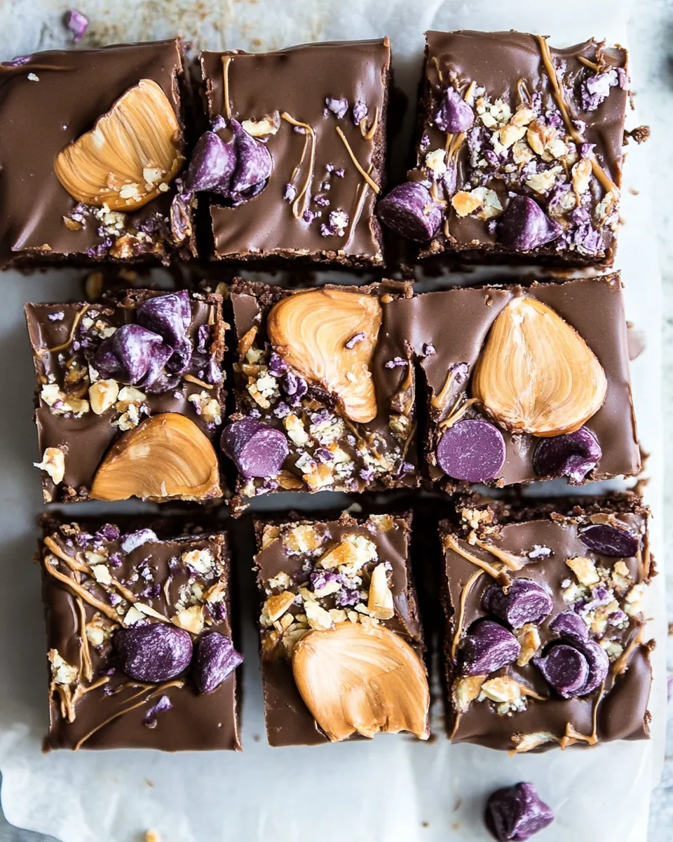 Delicious Buckeye Crunch Bars. image