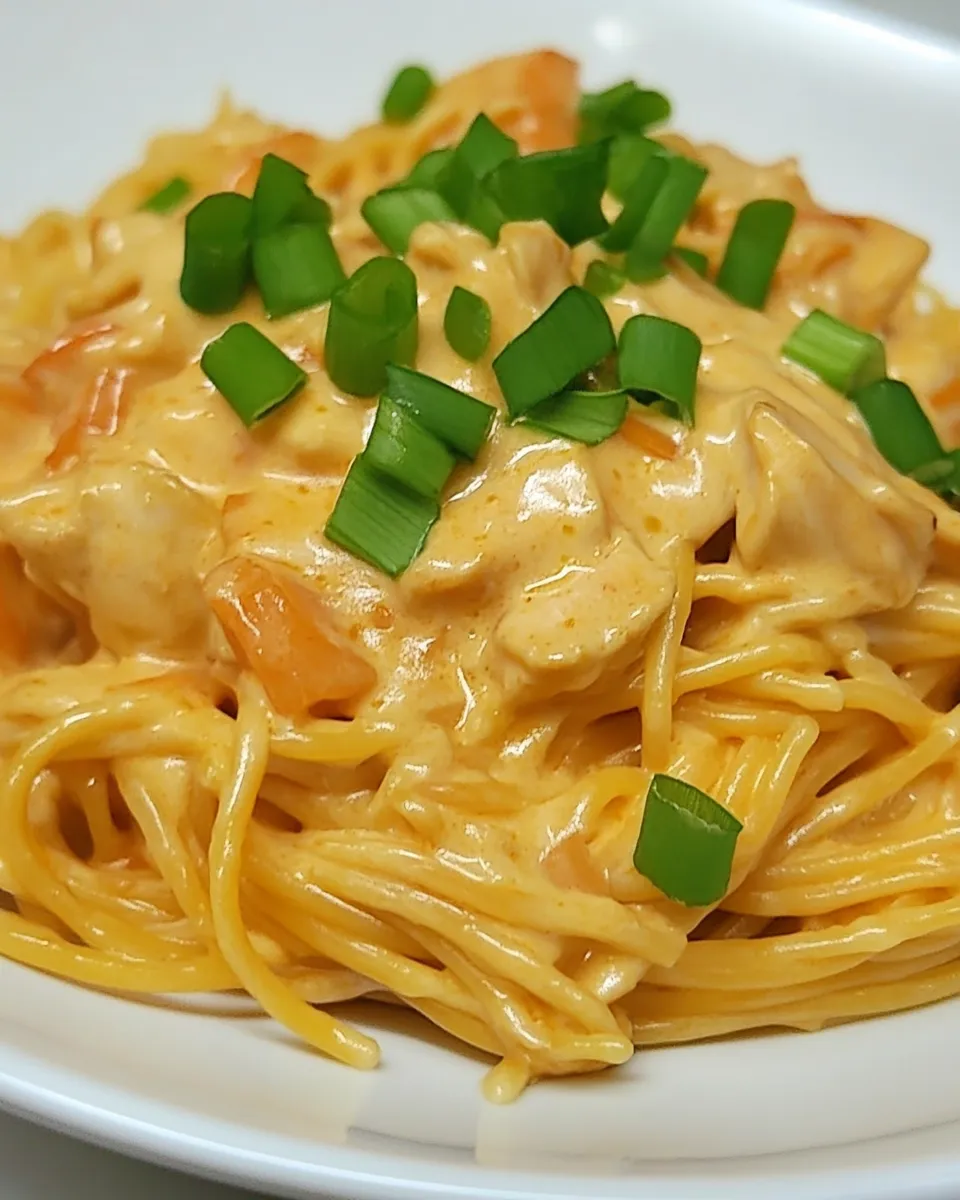 Homemade Buffalo Chicken Spaghetti photo