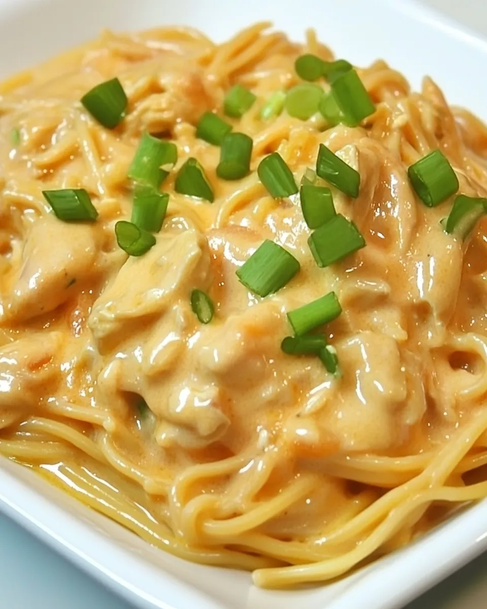 Classic Buffalo Chicken Spaghetti image
