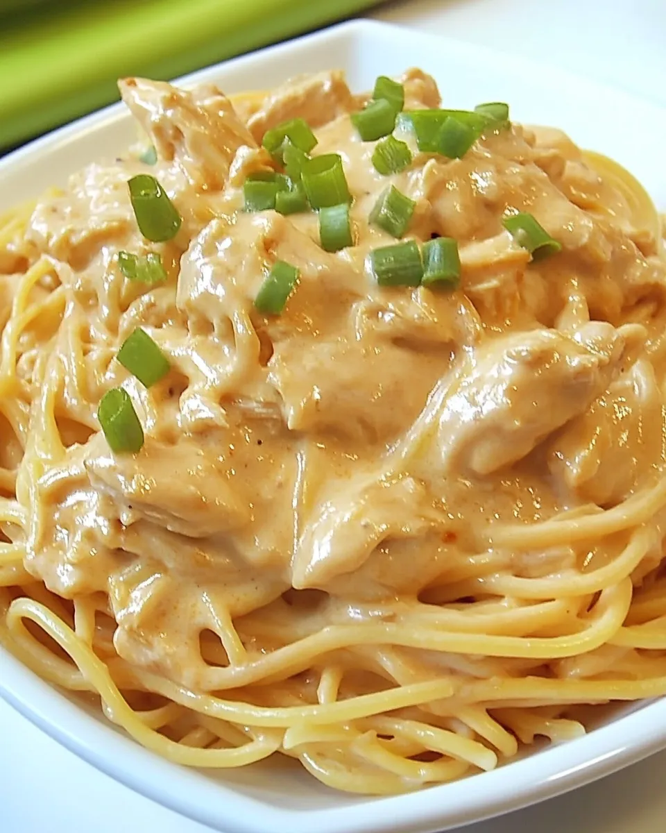 Easy Buffalo Chicken Spaghetti recipe photo