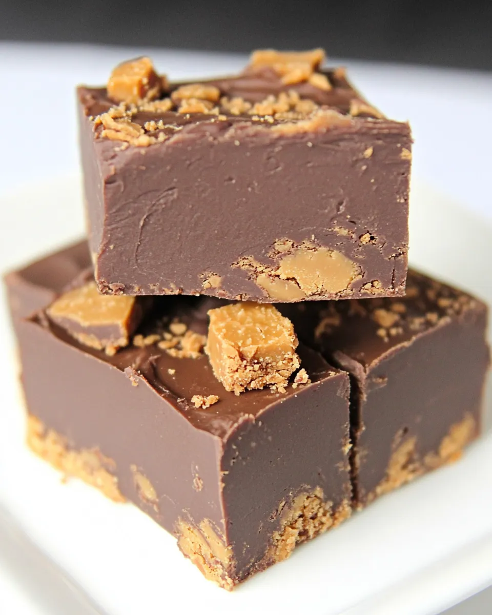 Classic Butterfinger Fudge image