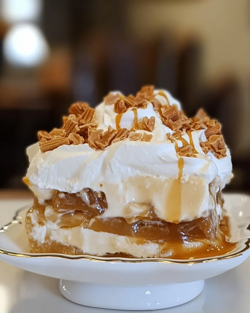 Homemade Butterscotch Lush food shot