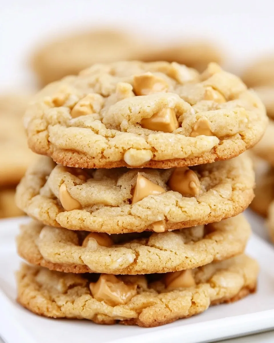 Delicious Butterscotch Toffee Cookies shot