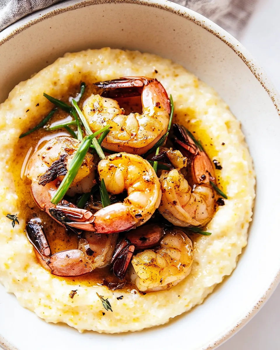 Classic Cajun Honey Butter Shrimp and Grits image