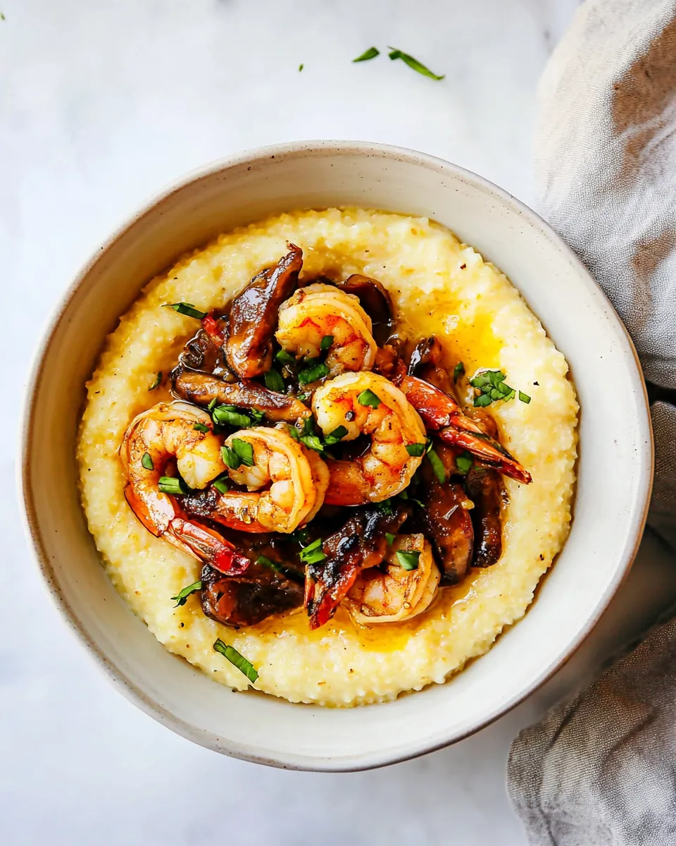 Easy Cajun Honey Butter Shrimp and Grits recipe photo