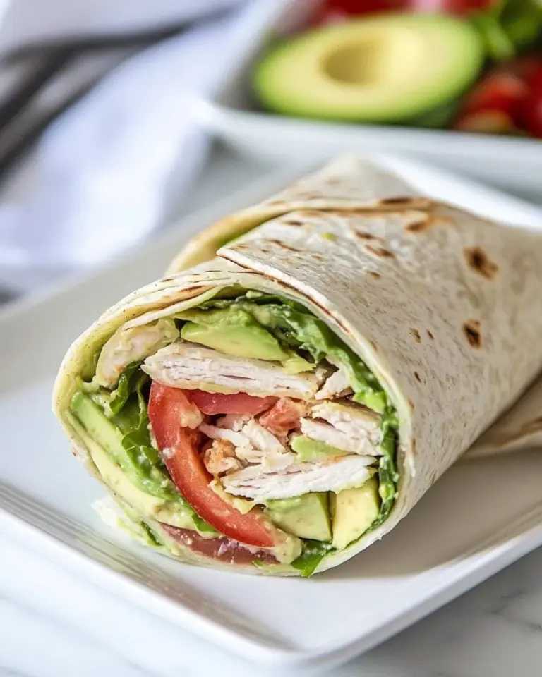 Homemade Cajun Turkey Avocado Wraps recipe photo