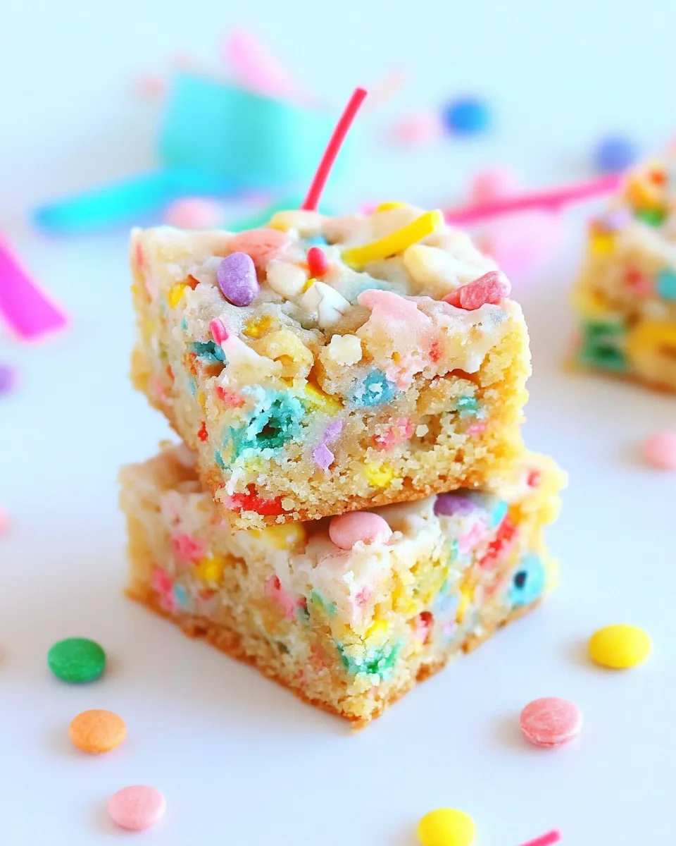 Homemade Cake Batter Blondies photo