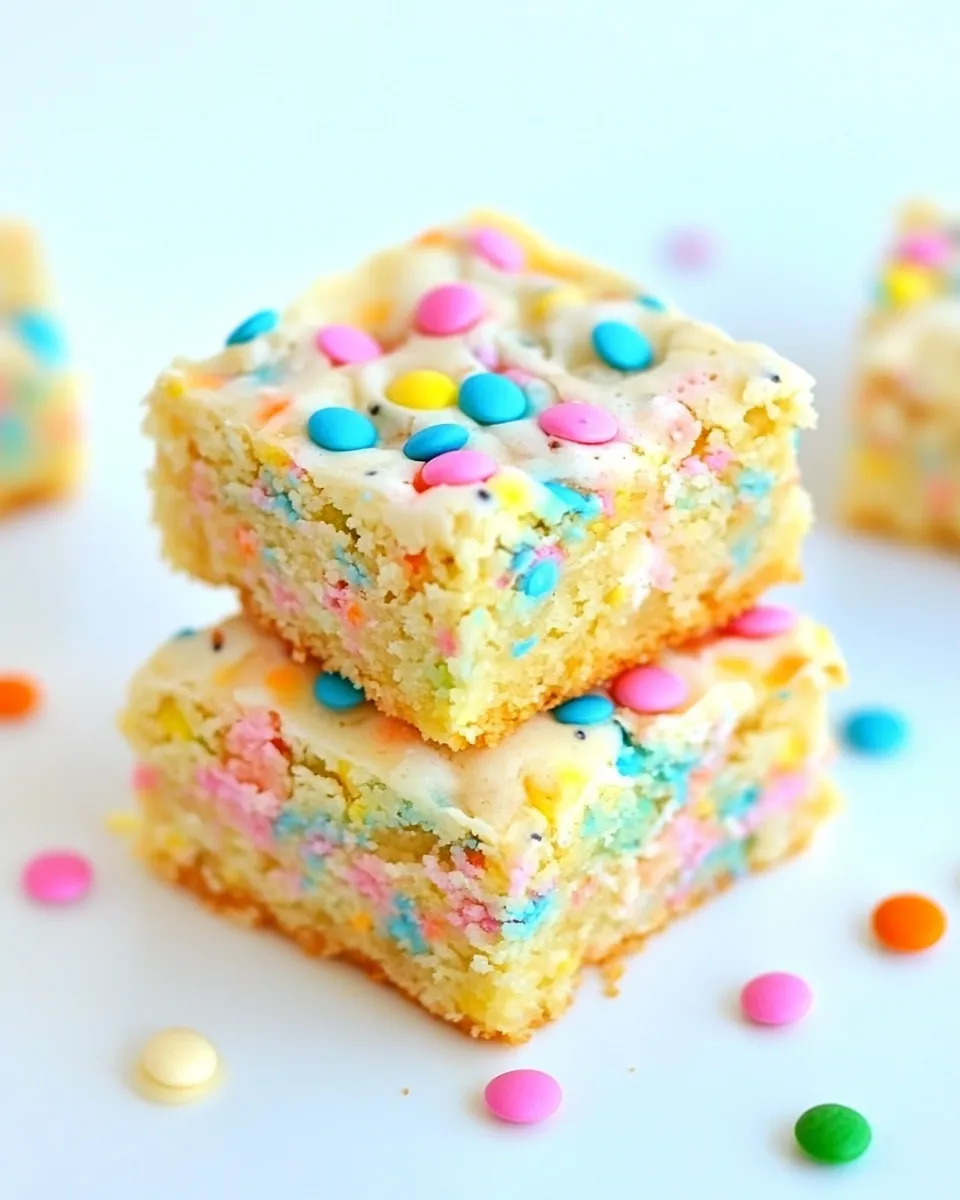 Classic Cake Batter Blondies image