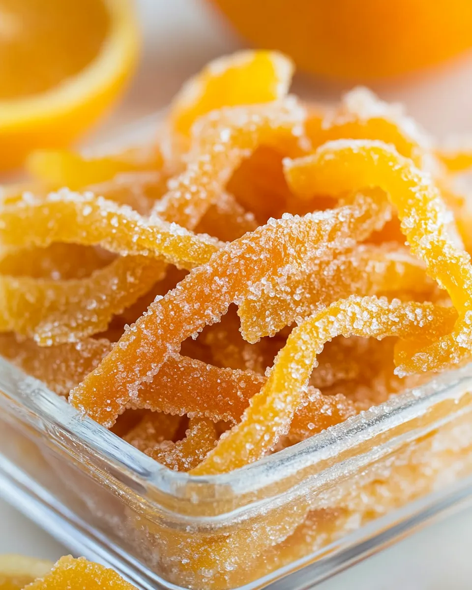 Classic Candied Orange Peel image