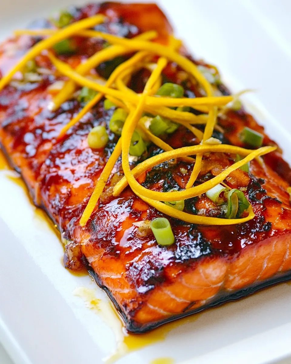 Delicious Candied Salmon Recipe with Ginger dish photo