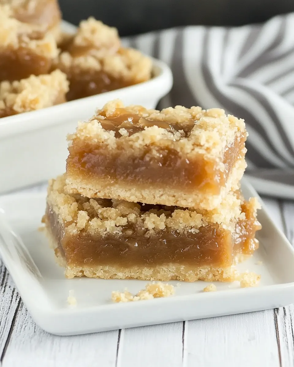 Classic Caramel Butter Bars dish photo