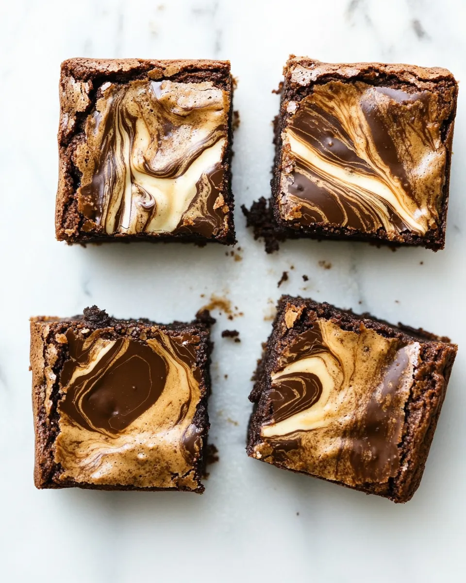 Classic Caramelized White Chocolate Swirl Brownies image