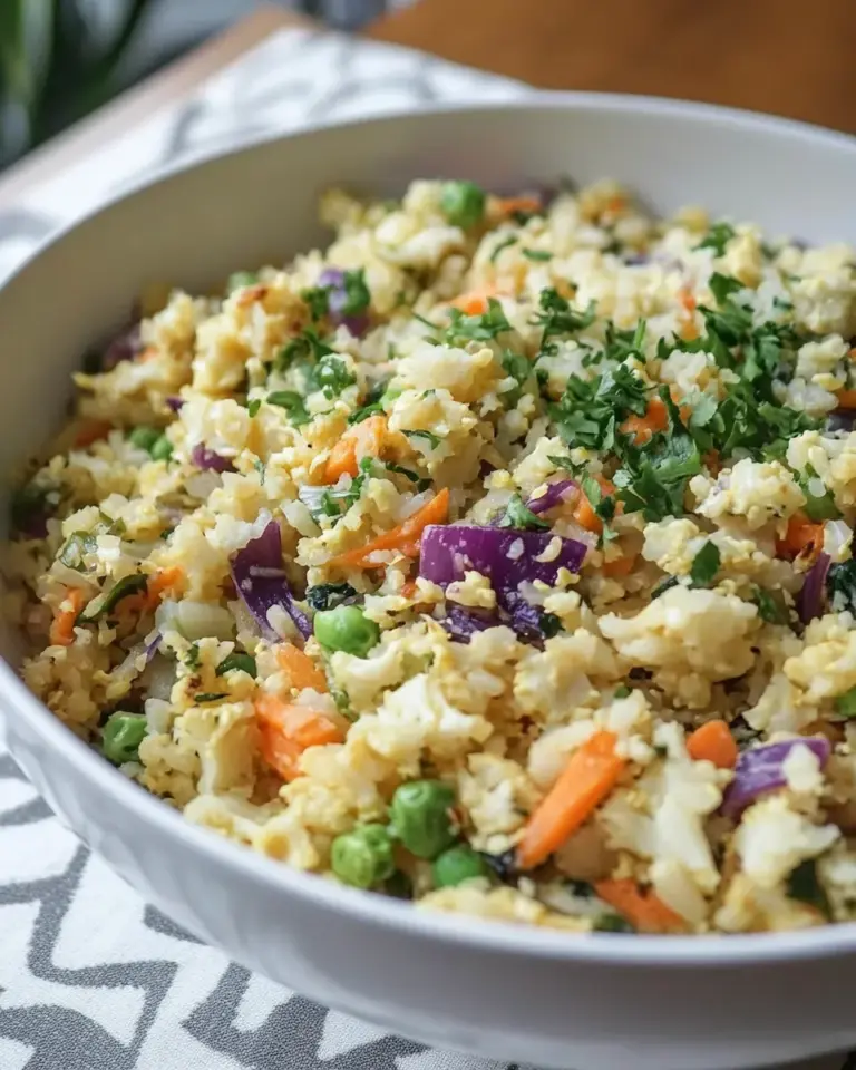 Homemade Cauliflower Fried Rice (Keto, Paleo) recipe photo