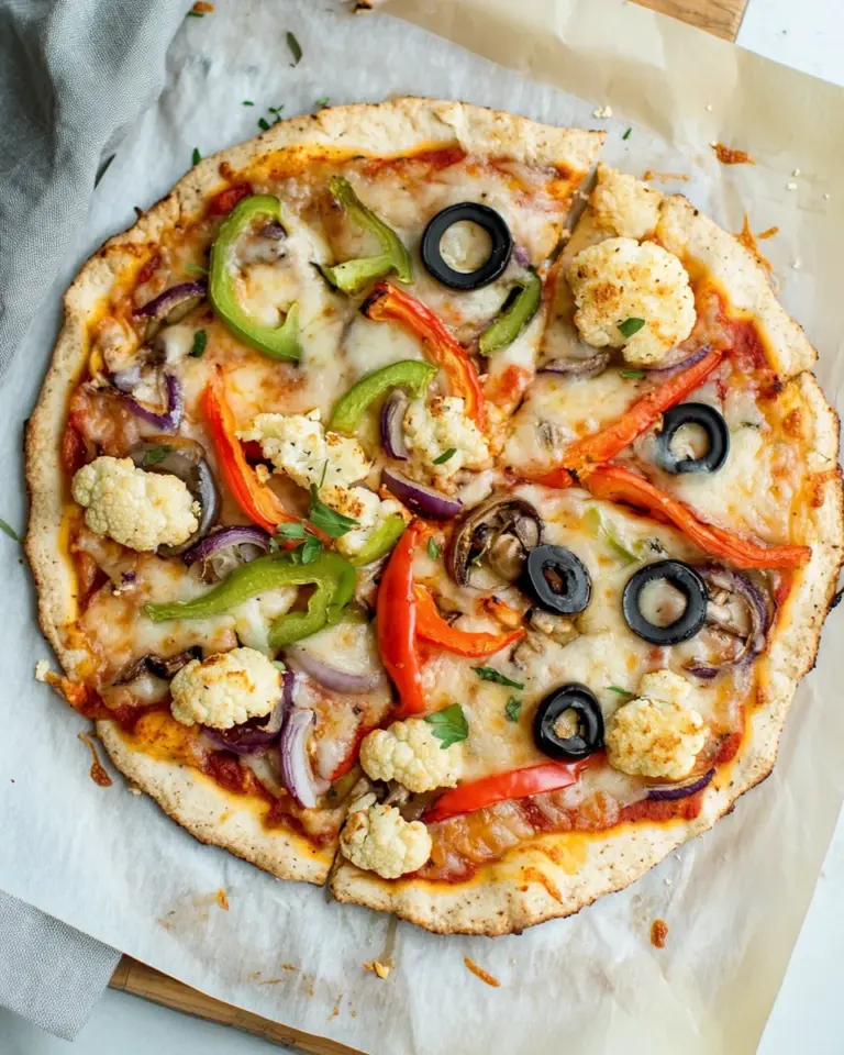 Homemade Cauliflower Pizza recipe photo