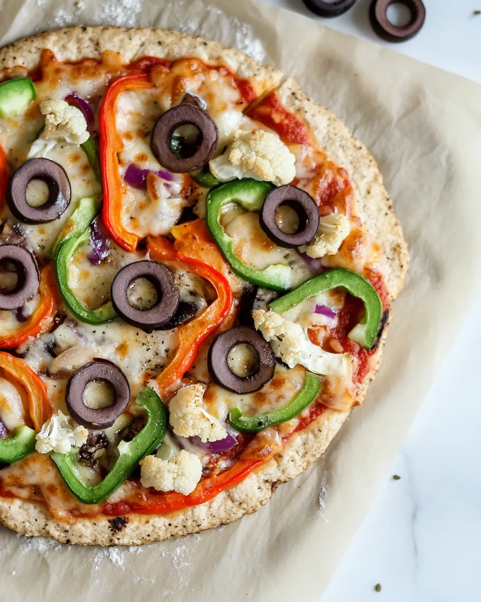 Easy Cauliflower Pizza food shot