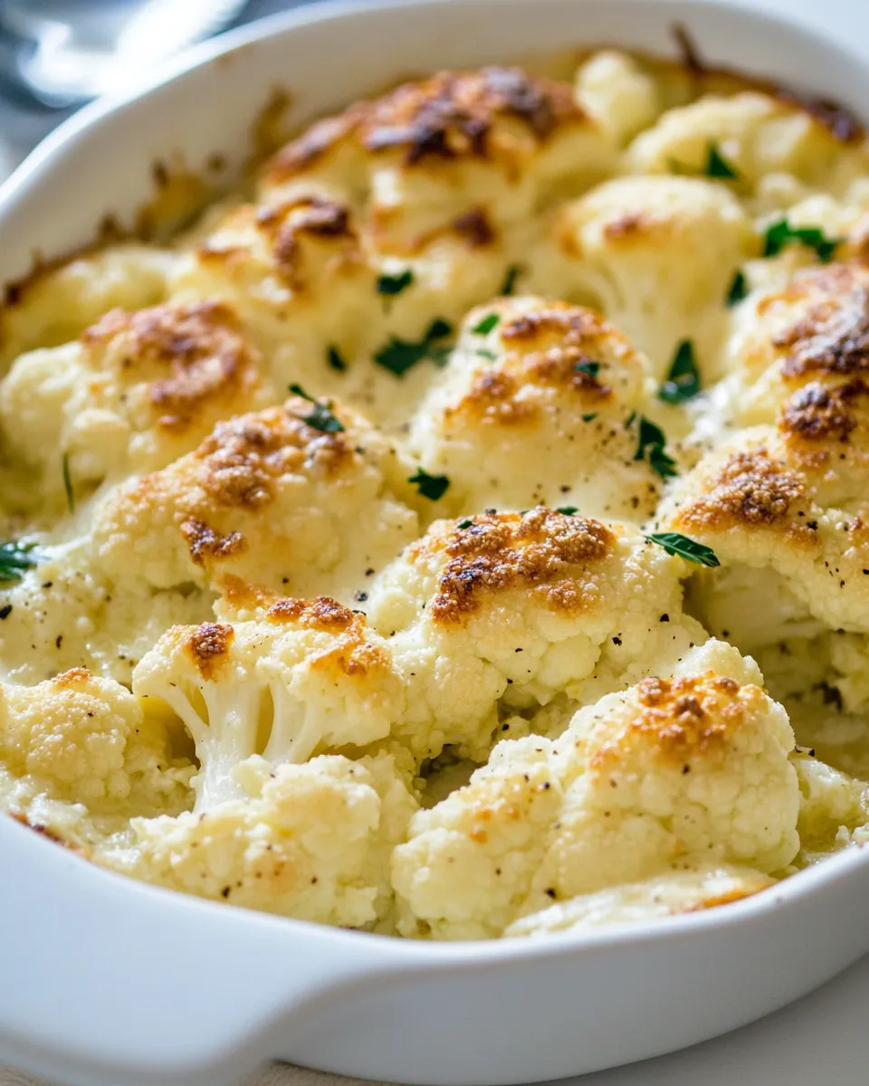 Tasty Cauliflower and Goat Cheese Gratin The Best! shot