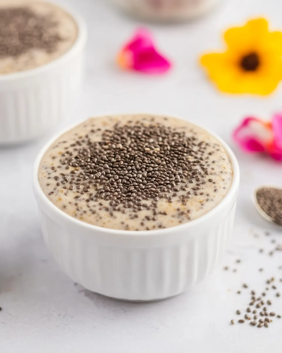 Homemade Chai Latte Basil Seed Pudding Recipe photo
