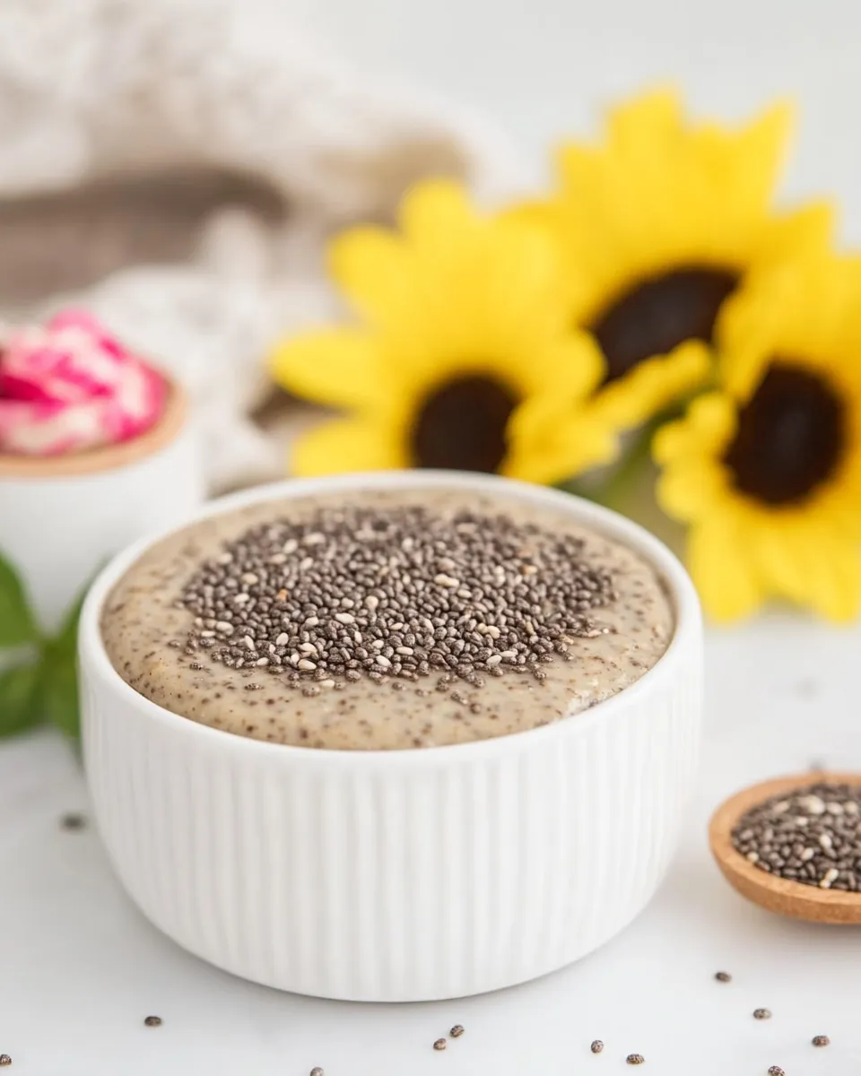 Easy Chai Latte Basil Seed Pudding Recipe recipe photo