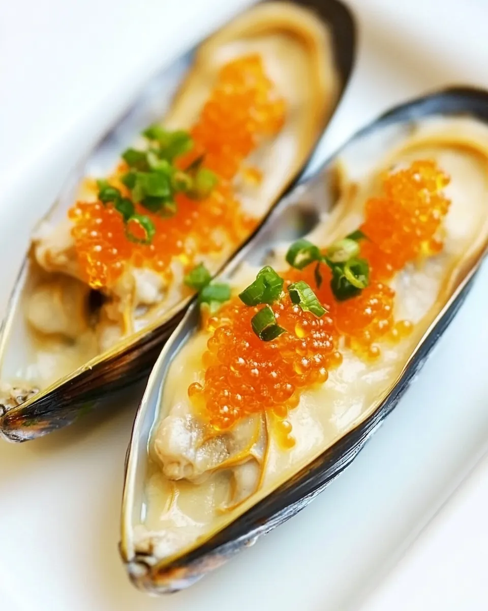 Classic Cheese-Mayo Baked Mussels (Mussels Dynamite) dish photo