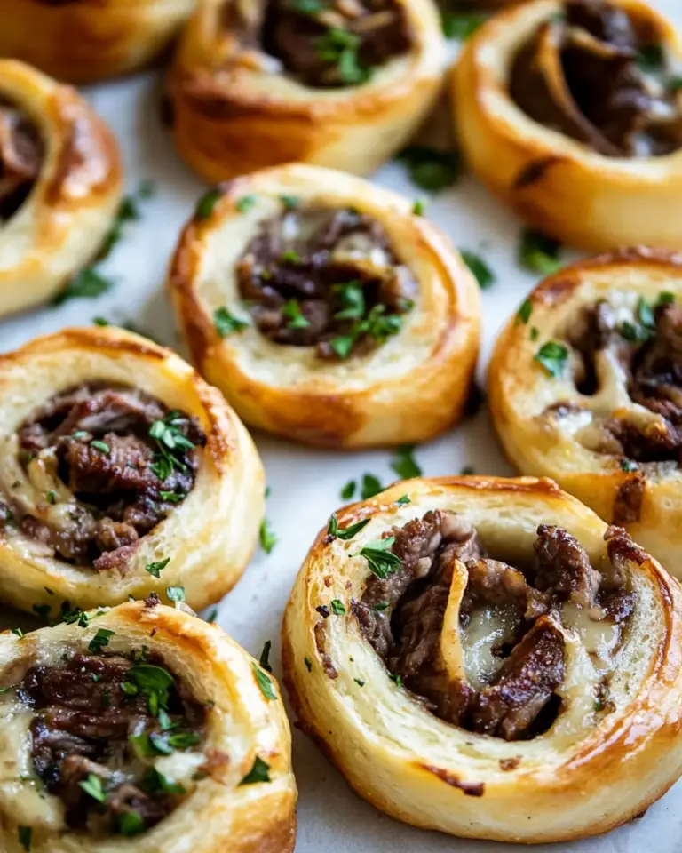 Homemade Cheese Steak Pinwheels photo