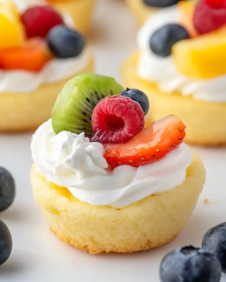 Homemade Cheesecake Sugar Cookie Cups (Fruit Pizza!) recipe photo