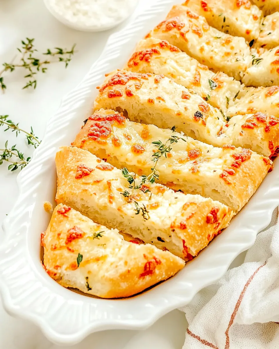 Easy Cheesy Bread Recipe with Pizza Dough recipe photo