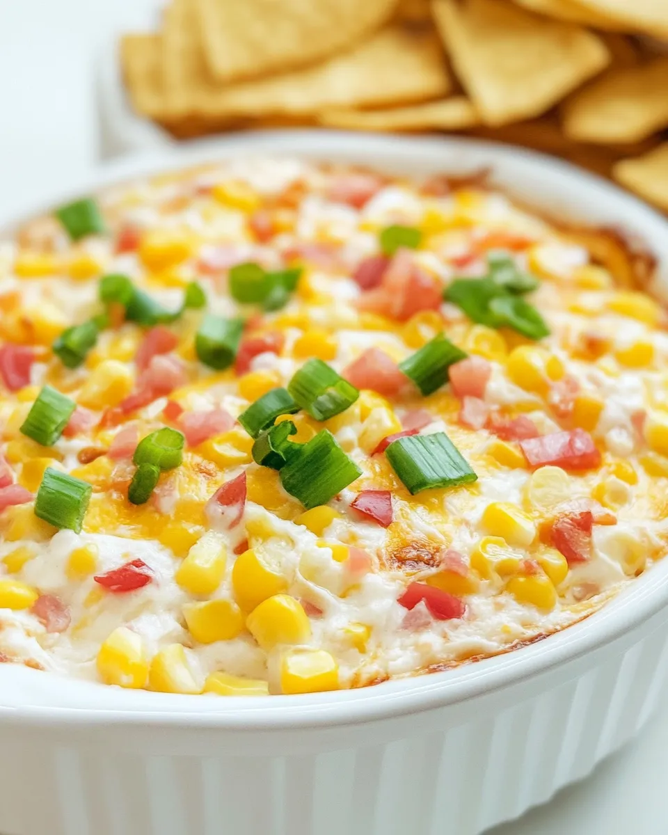 Homemade Cheesy Corn Dip recipe photo