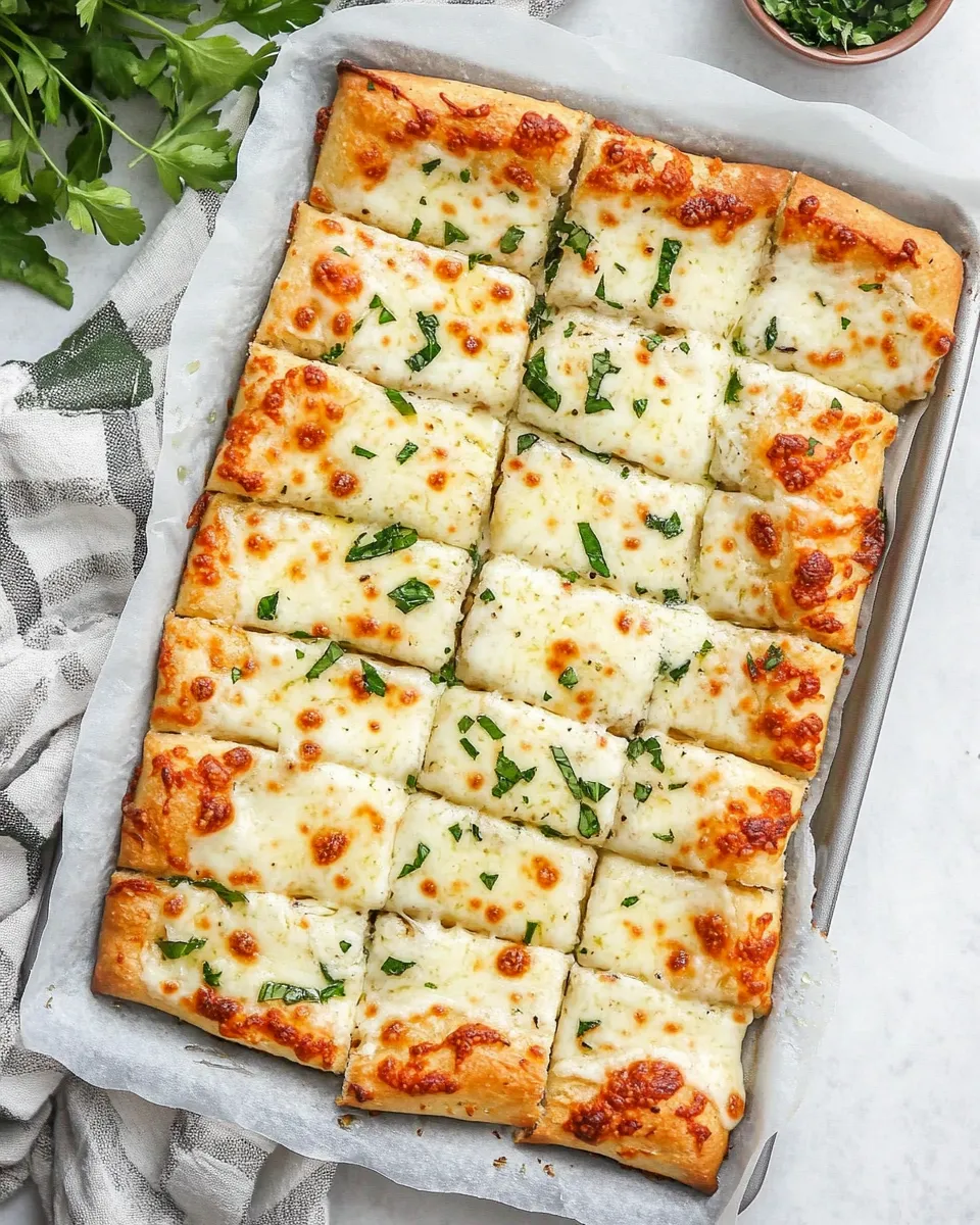Delicious Cheesy Garlic Breadsticks dish photo