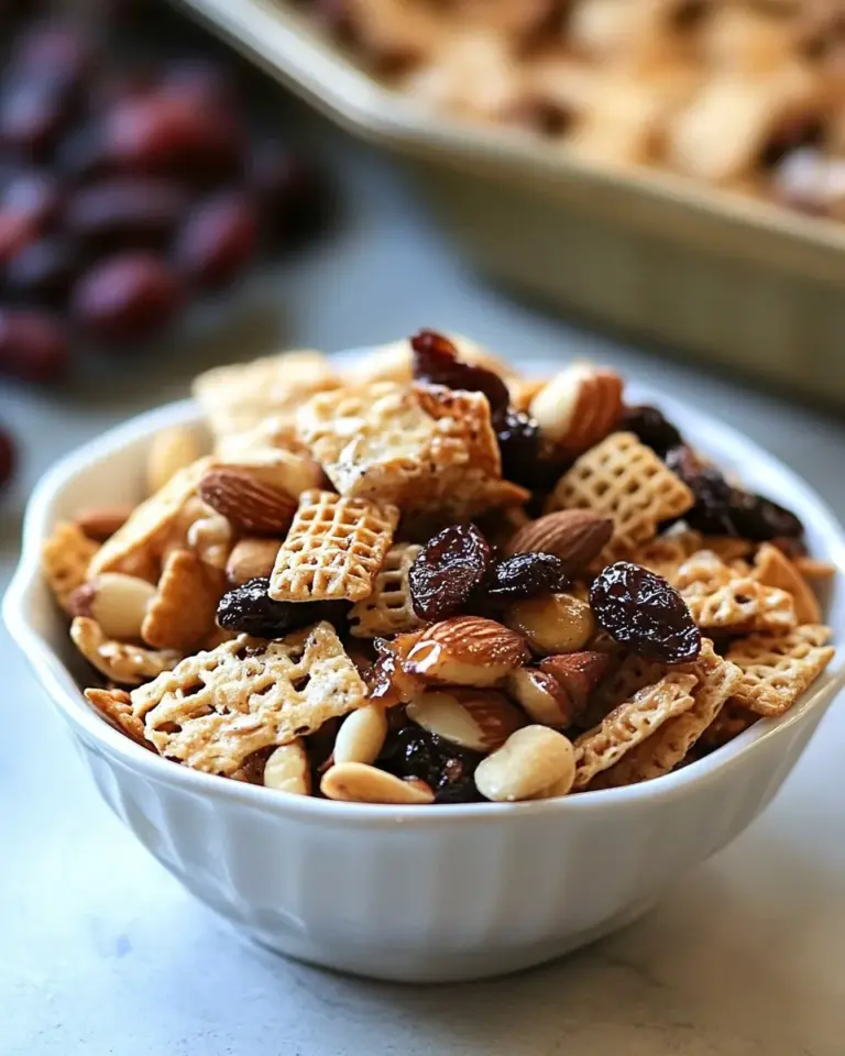 Homemade Cherry Almond Chex Mix photo