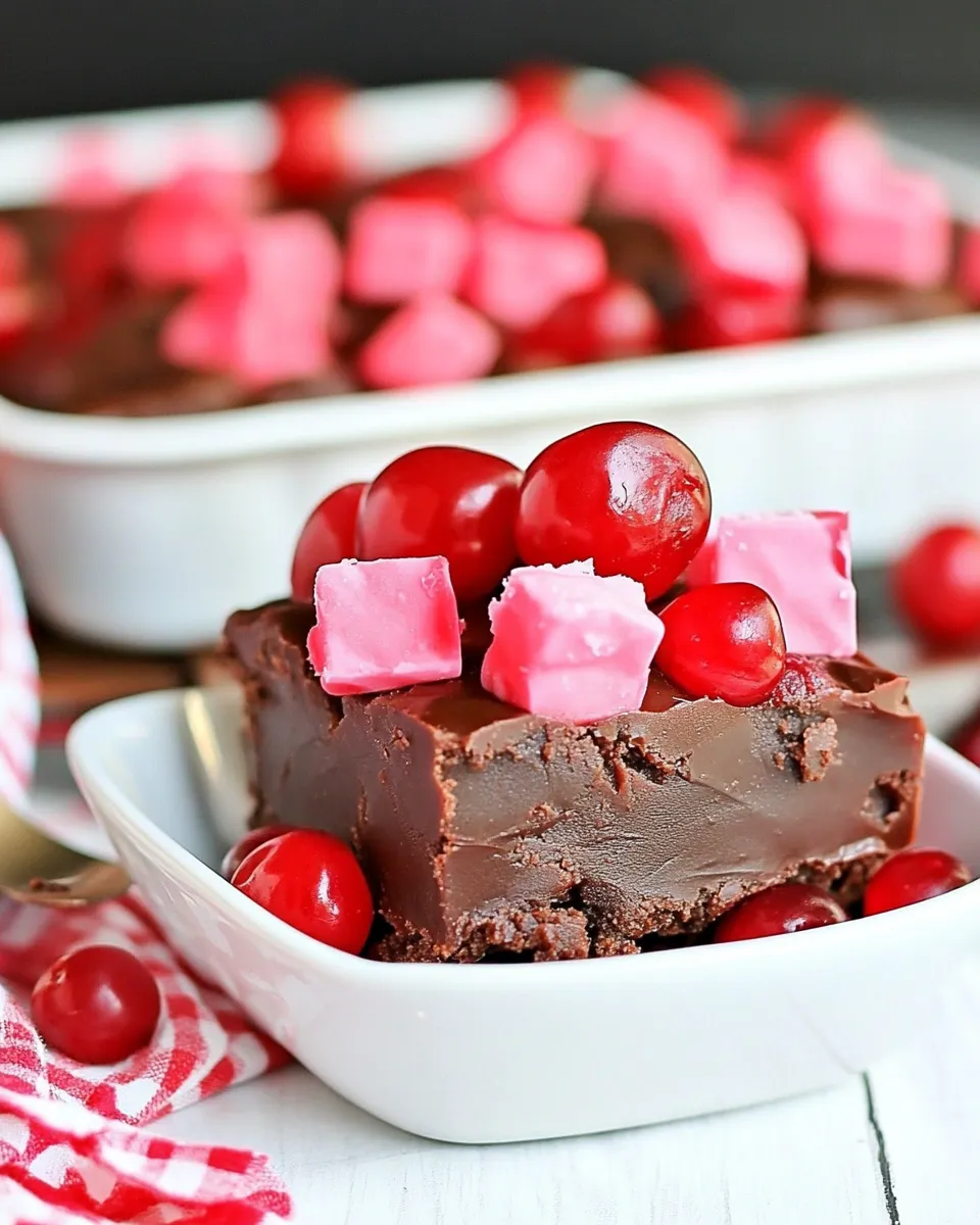 Homemade Cherry Coke Fudge recipe photo