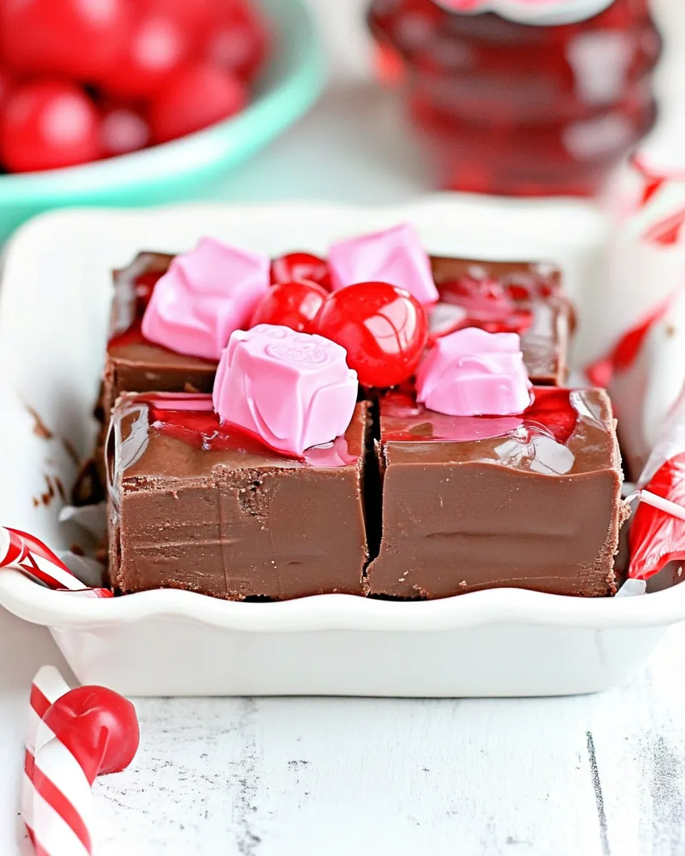 Classic Cherry Coke Fudge dish photo